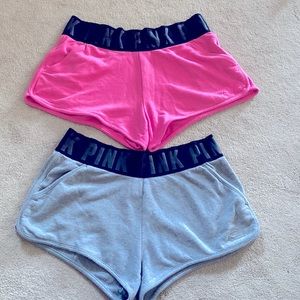 PINK L Shorts elastic waist